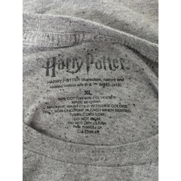 Harry Potter Men's Grey‎ Slytherin Graphic T-Shirt Size XL - Picture 6 of 7